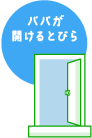 パパが開けるとびら
